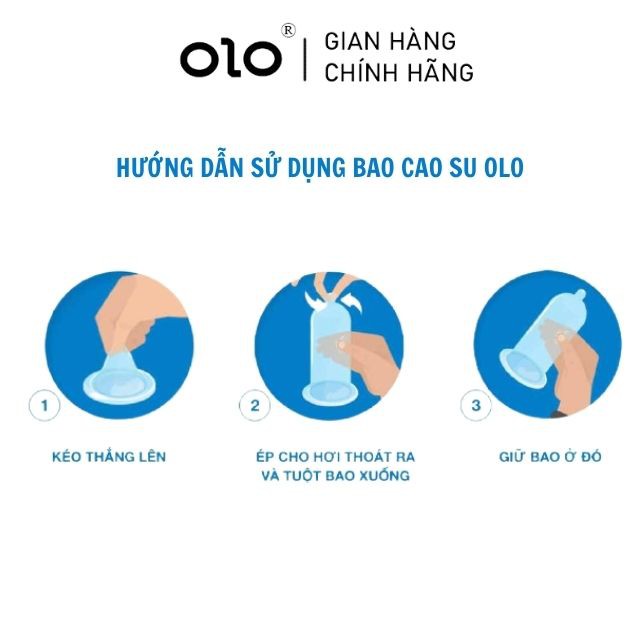 [Freeship] Bao Cao Su OLO 0.01 Siêu MỏngTăng Khoái Cảm Siêu Ấm Nhiều Gel Bôi Trơn  Kéo Dài Thời Gian Yêu Mẫu Thử 5 Mầu