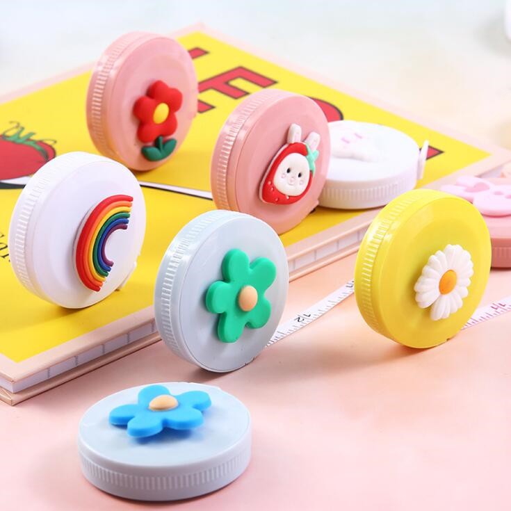 Thước Dây Mềm Mini 1.5M Họa Tiết Hoạt Hình Dễ Thương