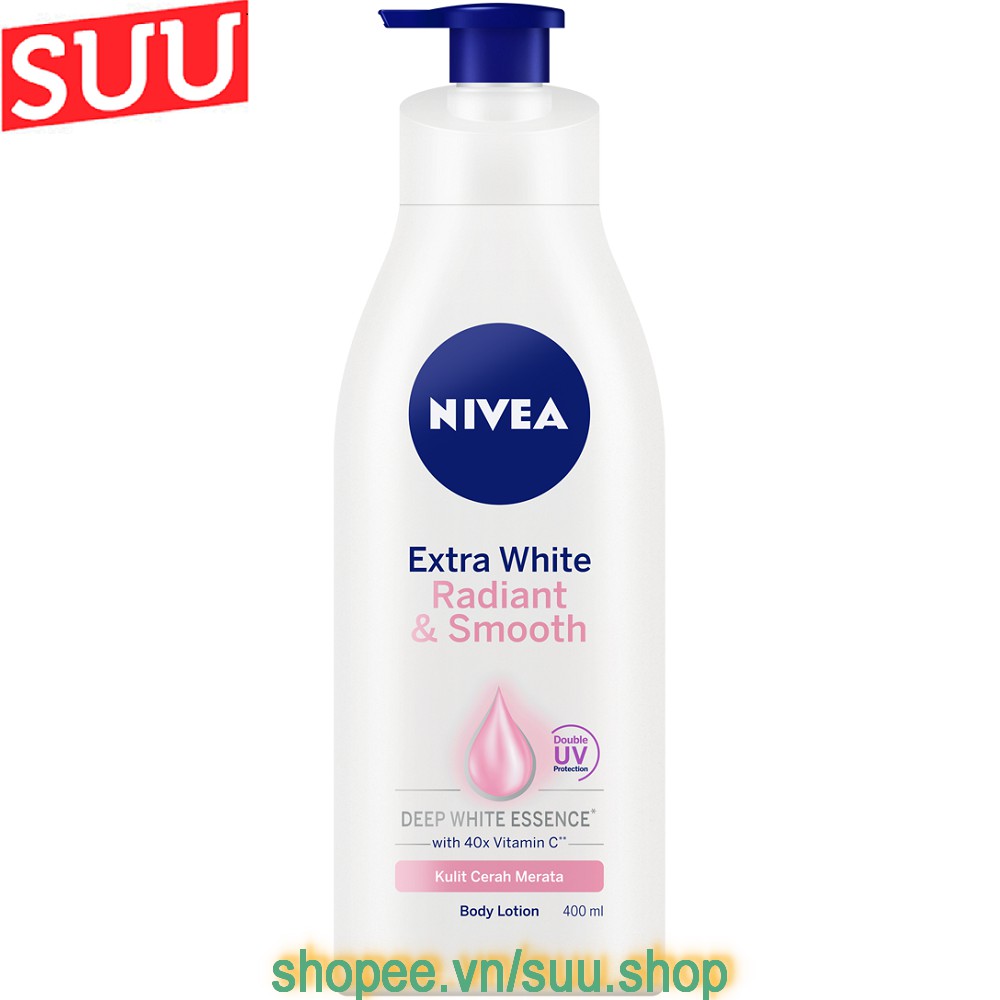 Sữa Dưỡng Thể Cho Nữ 400ml Nivea Giúp Làm Trắng Da, Săn Da, suu.shop cam kết 100% chính hãng