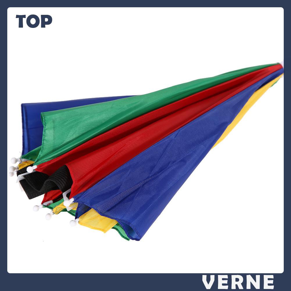Nón dạng dù đội đầu 55cm có thể gấp gọn thiết kế tiện dụng khi đi câu cá / cắm trại