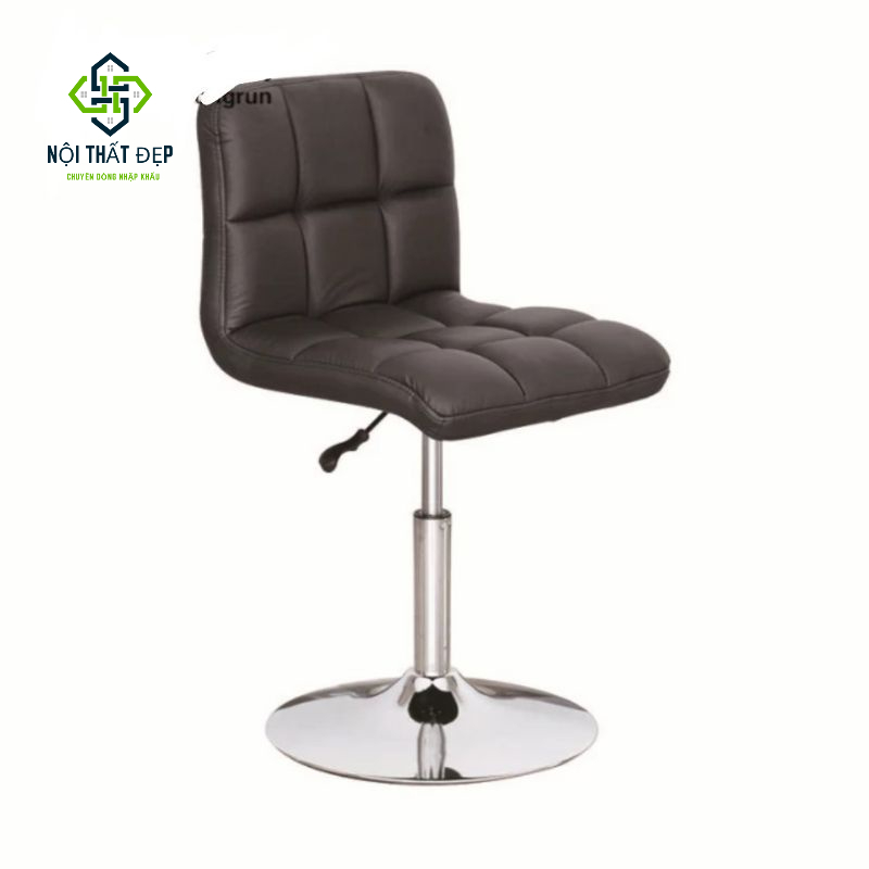 Ghế Quầy Bar Thấp 6 Múi, Ghế Live Stream, Ghế Trang Điểm QB-312C, Cao 45-57cm, Màu Đen, Đỏ, Cam, Hồng, Trắng..