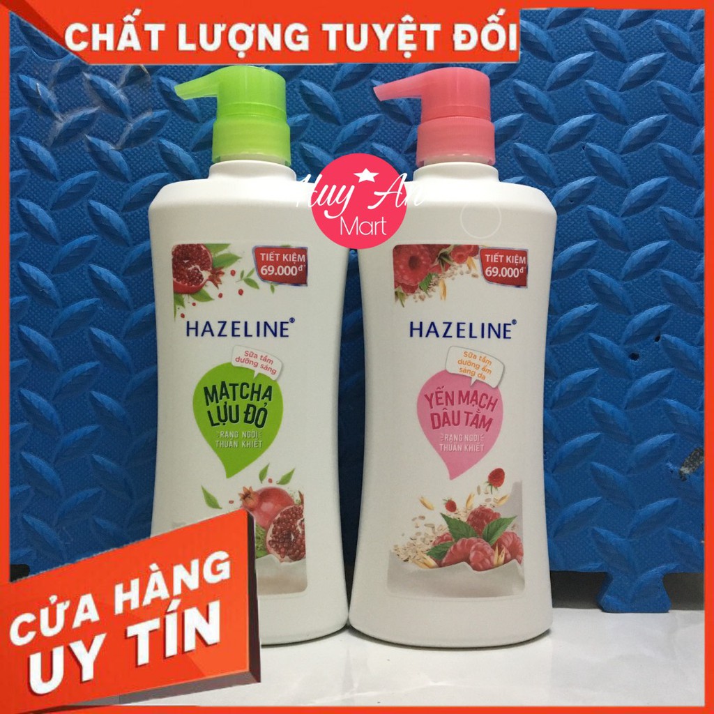 Sữa tắm Hazeline 670g ⚡ SIÊU SALE⚡ Sữa tắm Hazeline dưỡng ẩm sáng da rạng ngời thuần khiết 670gam