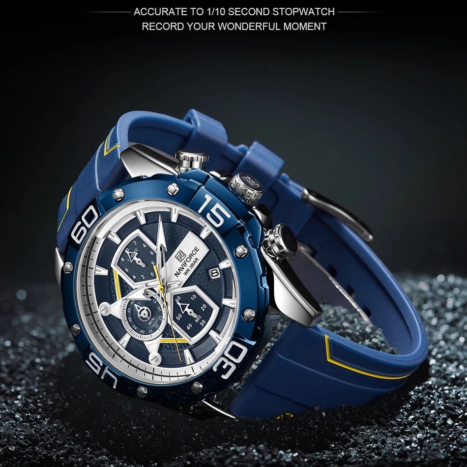 Naviforce Đồng Hồ Thể Thao Chống Thấm Nước Thời Trang Cho Nam