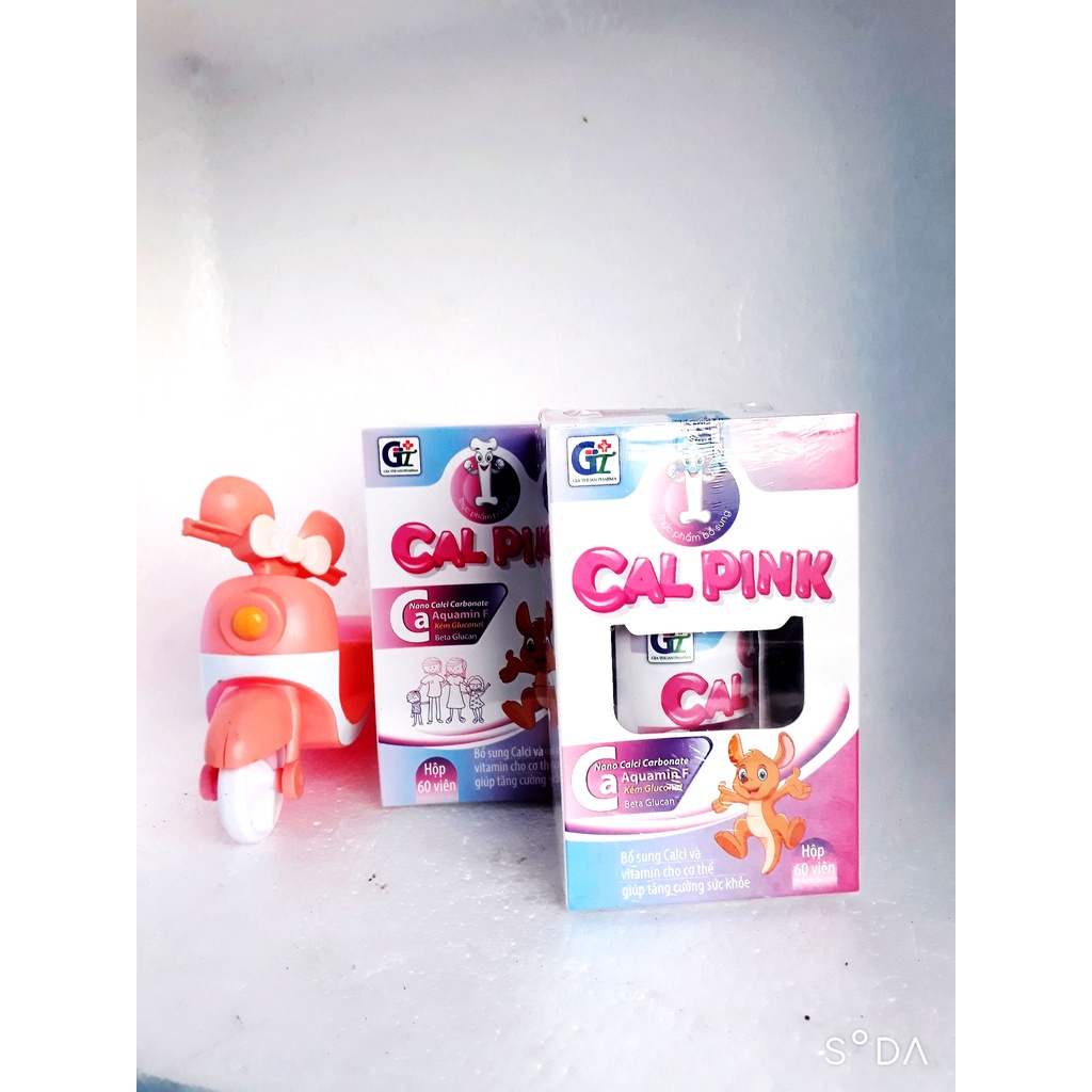 Viên canxi nhai CAL PINK, bổ sung Canxi và Vitamin cho cơ thể, giúp tăng cường sức khỏe
