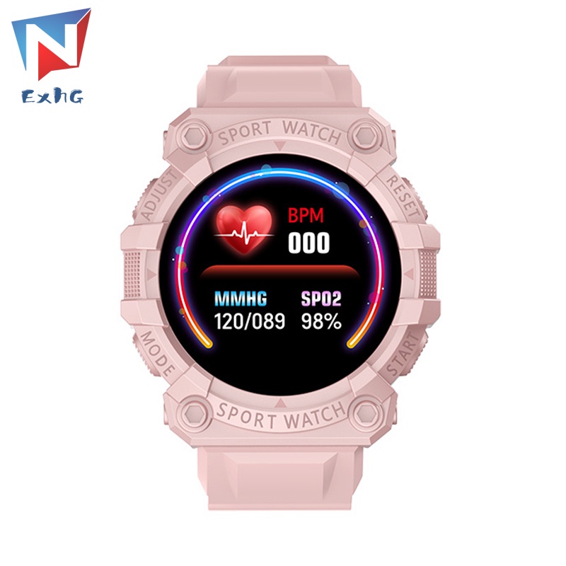 ExhG  High quality FD68S Professional Sports Smart Watch USB Direct Charge 1.44in Round Dial Heart Rate Sleep Monitor for Android iOS