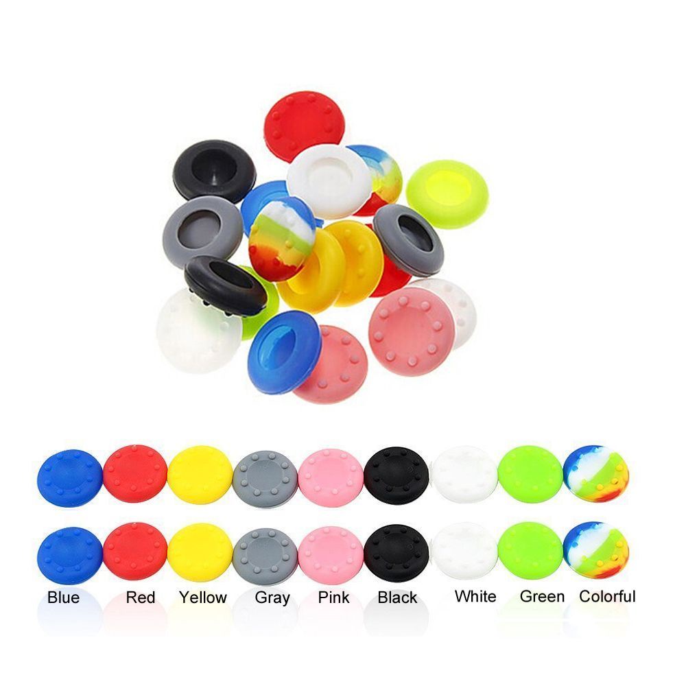 Set 10 nút bấm điều khiển analog bằng silicon chống trượt chất lượng cao cho  PS3 PS4 XBOX 360 Xbox One