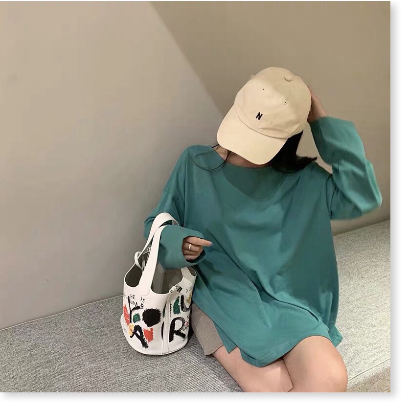 [Freeship] Áo thun nam nữ form rộng tay dài giả sweter form rộng giá rẻ thời trang nữ 4young | BigBuy360 - bigbuy360.vn