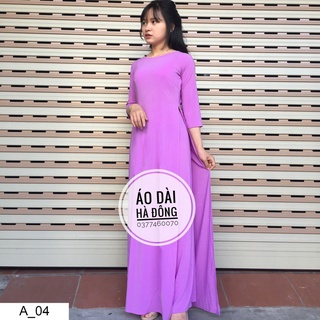 ÁO DÀI TRƠN LỤA NHẬT 2 TÀ