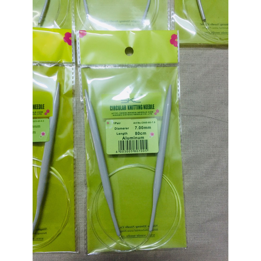 Que đan vòng SKC 80cm dùng đan áo, khăn, váy, mũ cao cấp