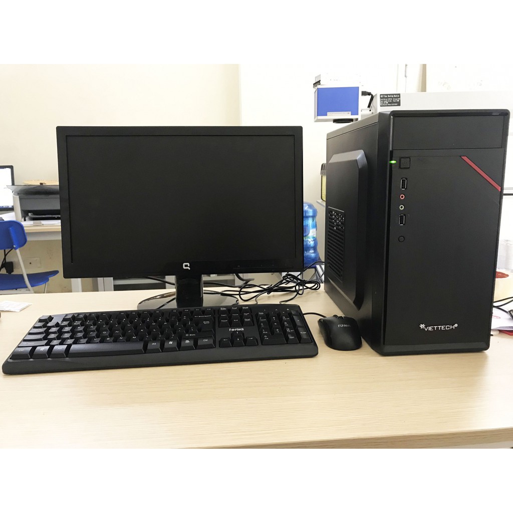 bộ máy tính như hình (Intel Pentium G3250 3.2Ghz, RAM 4GB, HDD 500GB, VGA GTX 730/2Gb , Window 10, màn hình 20 inch) | BigBuy360 - bigbuy360.vn