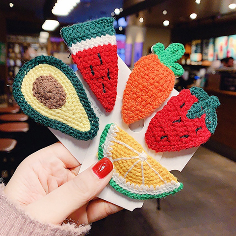 Kẹp tóc BB KIDSBOWS hình trái cây hoạt hình phong cách Hàn Quốc đáng yêu cho bé gái