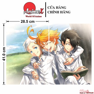 Combo 2 Tấm Poster Áp Phích Anime Miền Đất Hứa - The Promised Neverland - Yakusoku no Neverland - PosterBy AnimeX