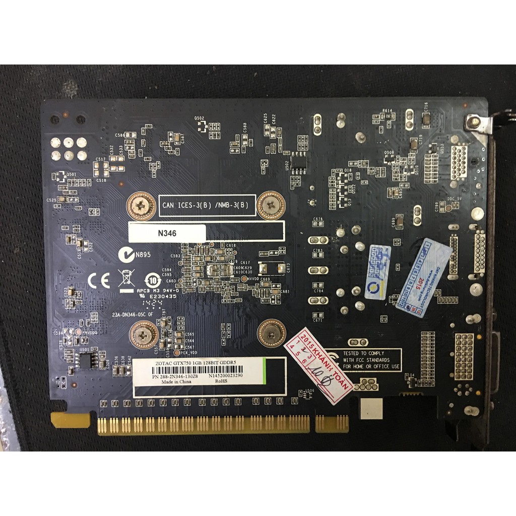 Card Màn Hình Zotac GTX 750 1Gb DDR5 Không Dùng Nguồn Phụ | BigBuy360 - bigbuy360.vn