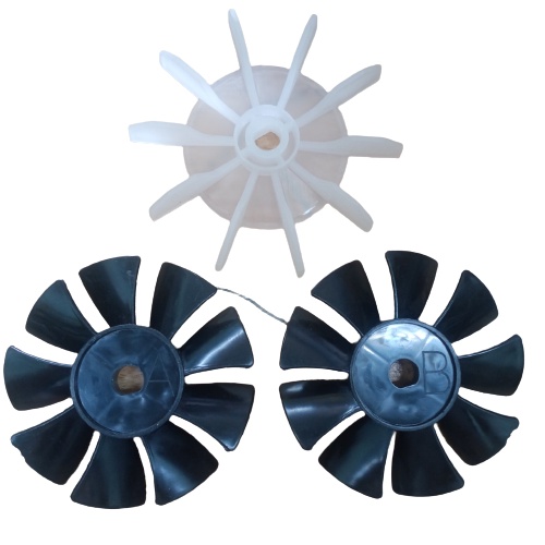 Cánh quạt làm mát máy nén khí không dầu 550W/ 750W đường kính trực 14mm