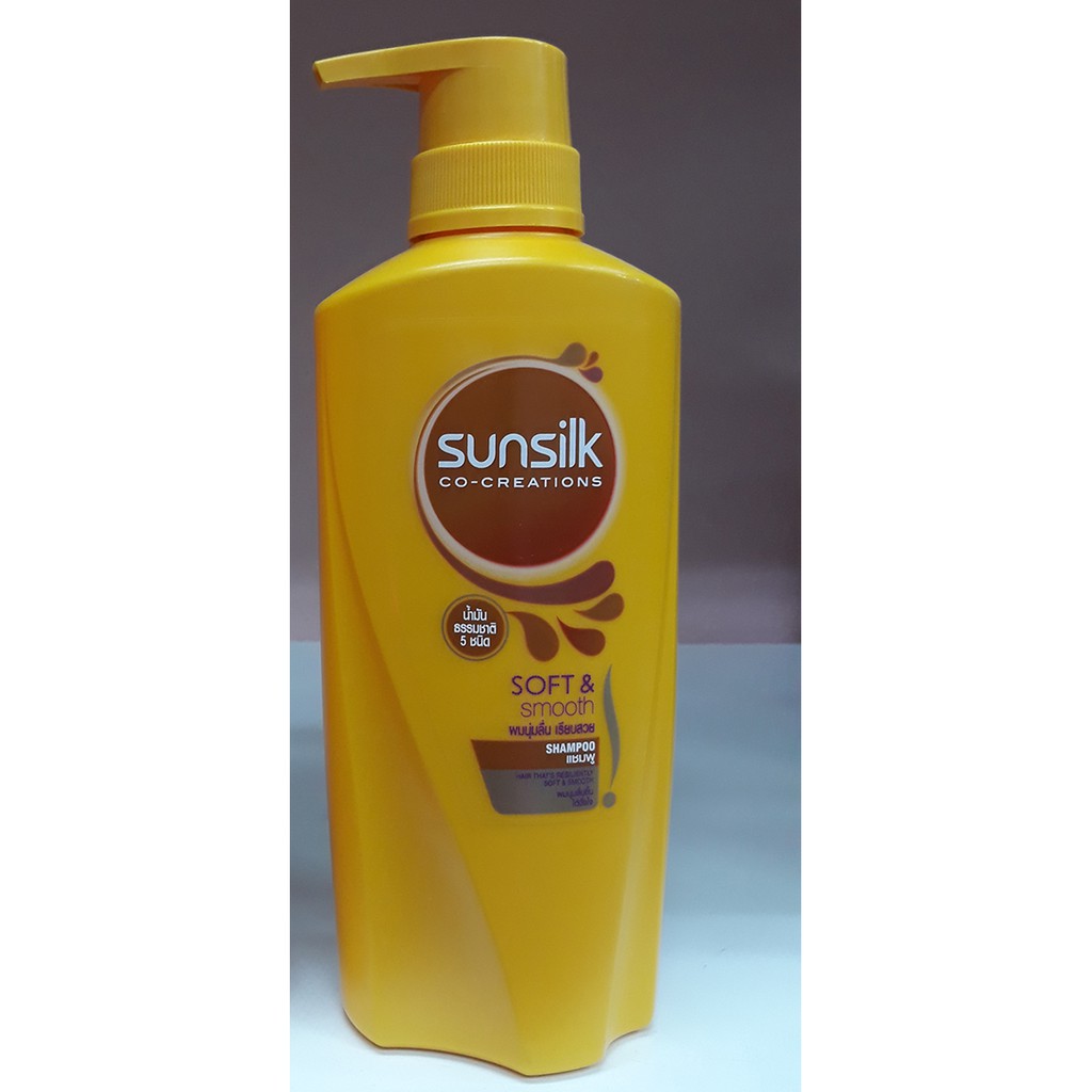 Dầu xả Sunsilk Thái lan 450ml, giúp tóc siêu mềm mượt, màu vàng và hồng