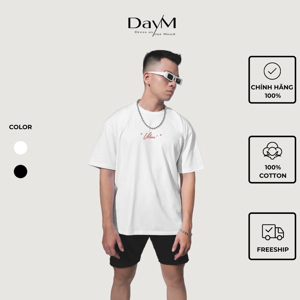 Áo phông DayM oversize 100% cotton - Vibin'