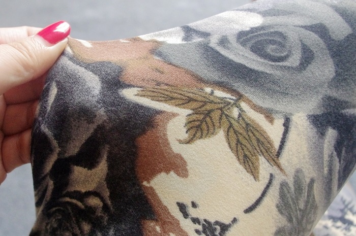 Thời Trang Quần Legging Lưng Cao Hoạ Tiết Hoa Nữ Tính