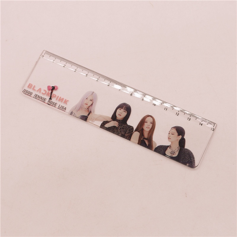 Thước Kẻ Thiết Kế Đơn Giản Hình Nhóm Nhạc BLACKPINK