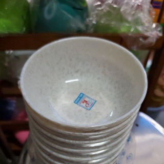[HÀNG LOẠI 1]Bộ 10 CHÉN CHẤM, CHÉN CƠM vân đá trắng nhựa Melamine
