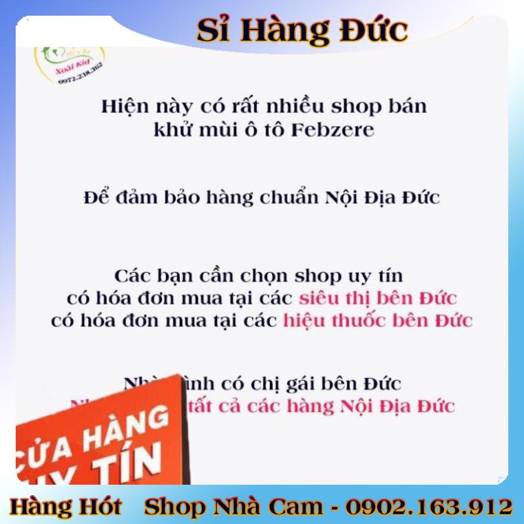 [auth] Nước hoa thơm Ô tô Febreze Đức - Cài khe gió làm thơm [Hot]