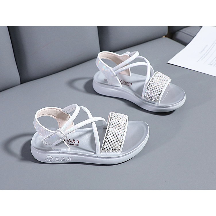 sandal bé gái size 27-37 quai hạt ngang điệu xinh