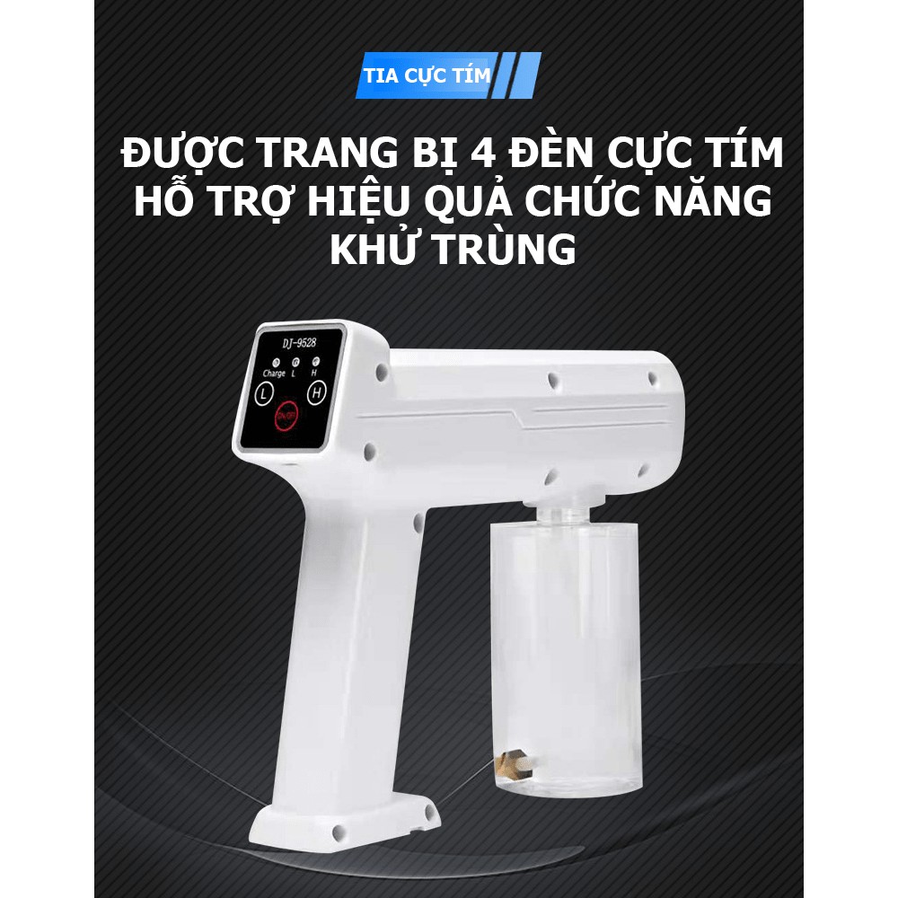 Máy khử trùng không dây phun nano chất lượng cao tiện dụng