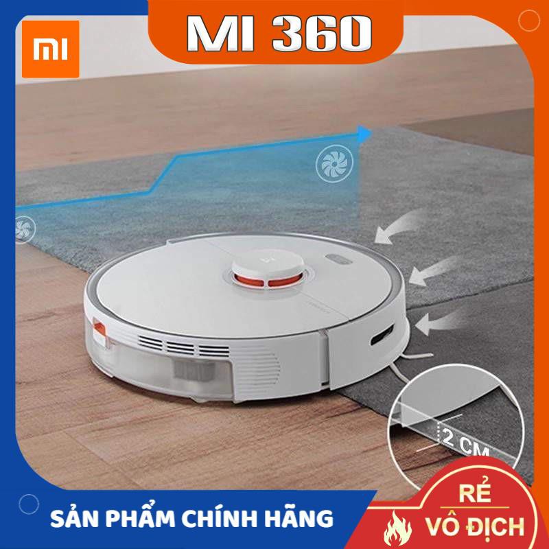 [Mã ELMS5TR giảm 5% đơn 5TR] Robot hút bụi lau nhà Xiaomi Roborock S5 Max Quốc Tế Tiếng Việt