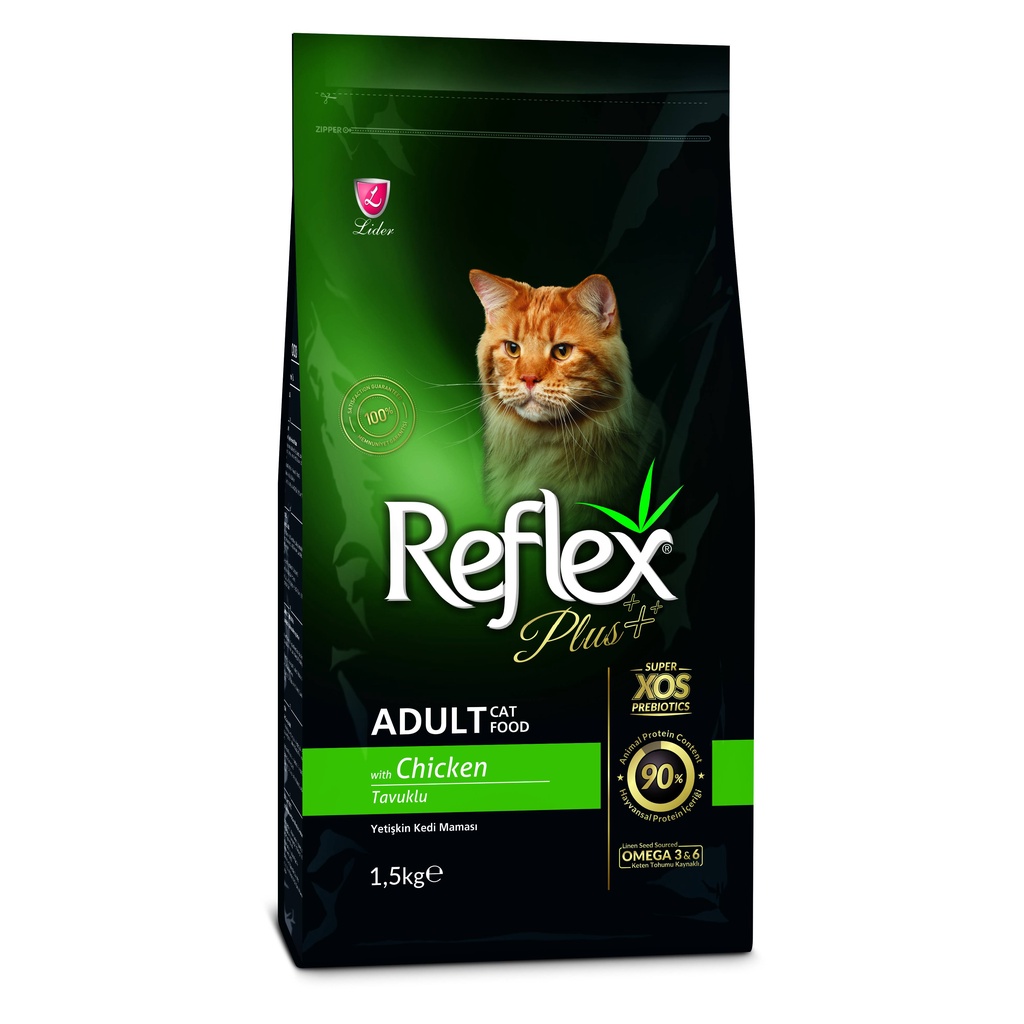 Thức ăn cho mèo trưởng thành Reflex PLUS Adult vị Thịt Gà 8kg