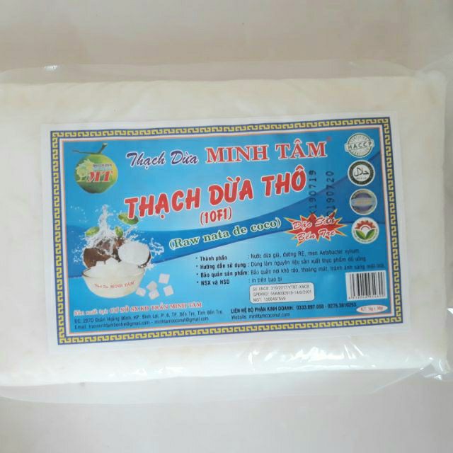 combo 5kg Thạch dừa thô tặng hương