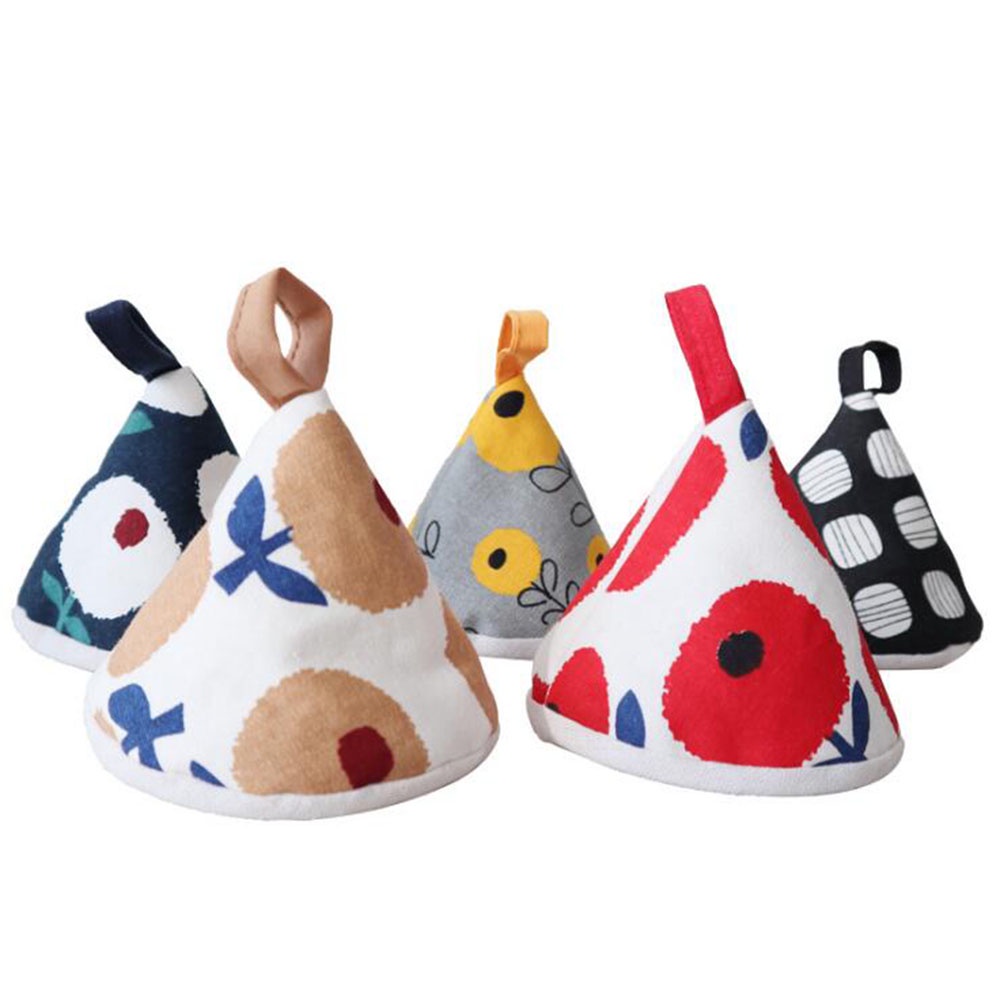 Dễ Thương Vỏ Bọc Tay Cầm Nồi Cách Nhiệt Chống Bỏng Họa Tiết Đáng Yêu