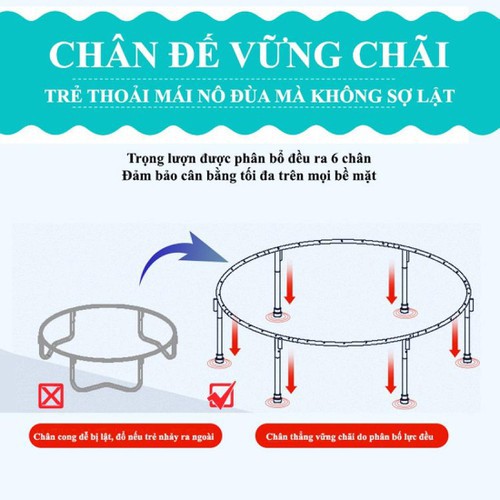 Nhà nhún lò xo lục giác với hàng dào chăm sóc cho bé, Nhà bóng, Nhà nhún nhảy cho bé