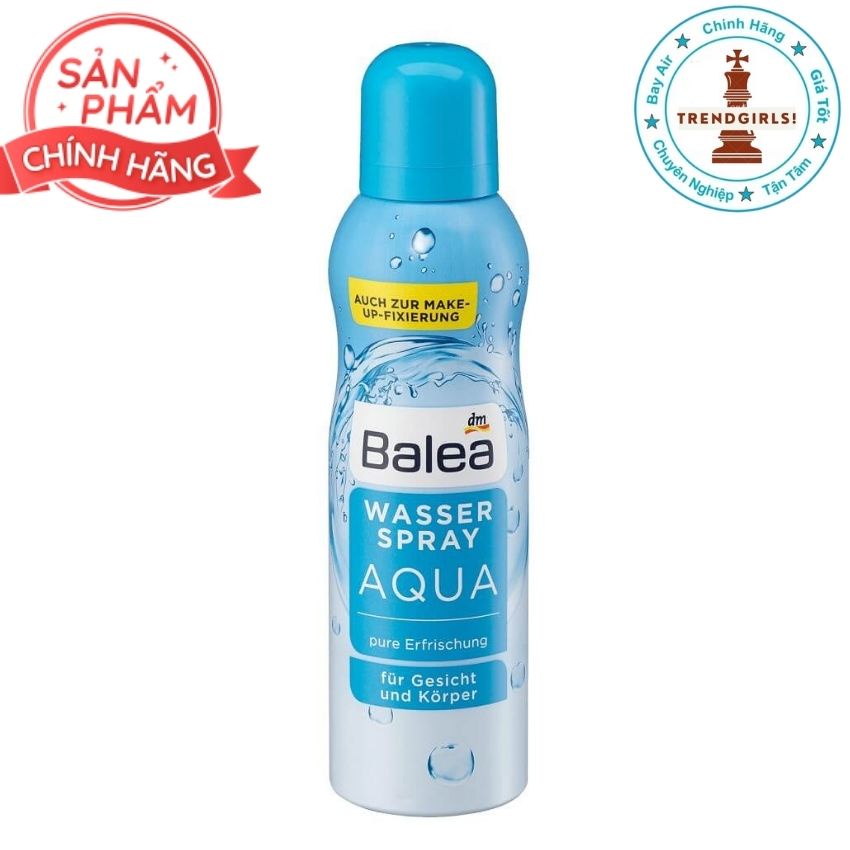 Xịt Khoáng Balea Wasserspray Aqua 150 ml của Đức