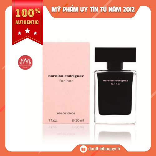Nước Hoa Narciso Rodriguez For Her Eau De Toilette EDT Vỏ Hồng 30ml