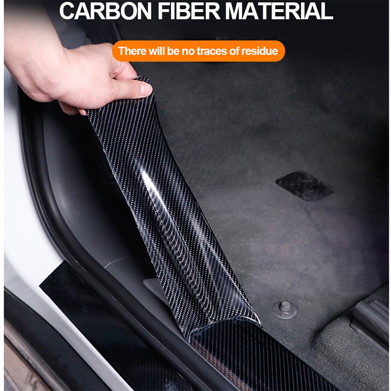 Băng keo SEAMETAL 3m/ 10m bằng sợi carbon 5D bảo vệ cửa xe hơi chống trầy xước chống bụi bẩn chống thấm nước
