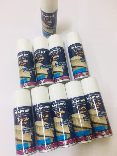 Làm sạch vải, cói và canvas - Saphir Textile cleaner