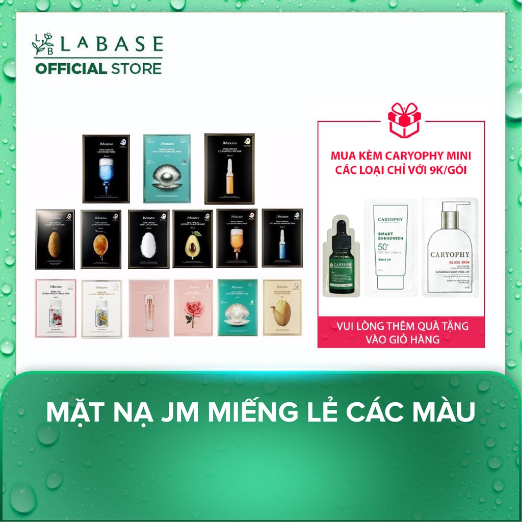 Mặt Nạ Giấy JM Solution Sheet Mask (các màu) 30ml/miếng [Hàng nhập khẩu chính hãng]