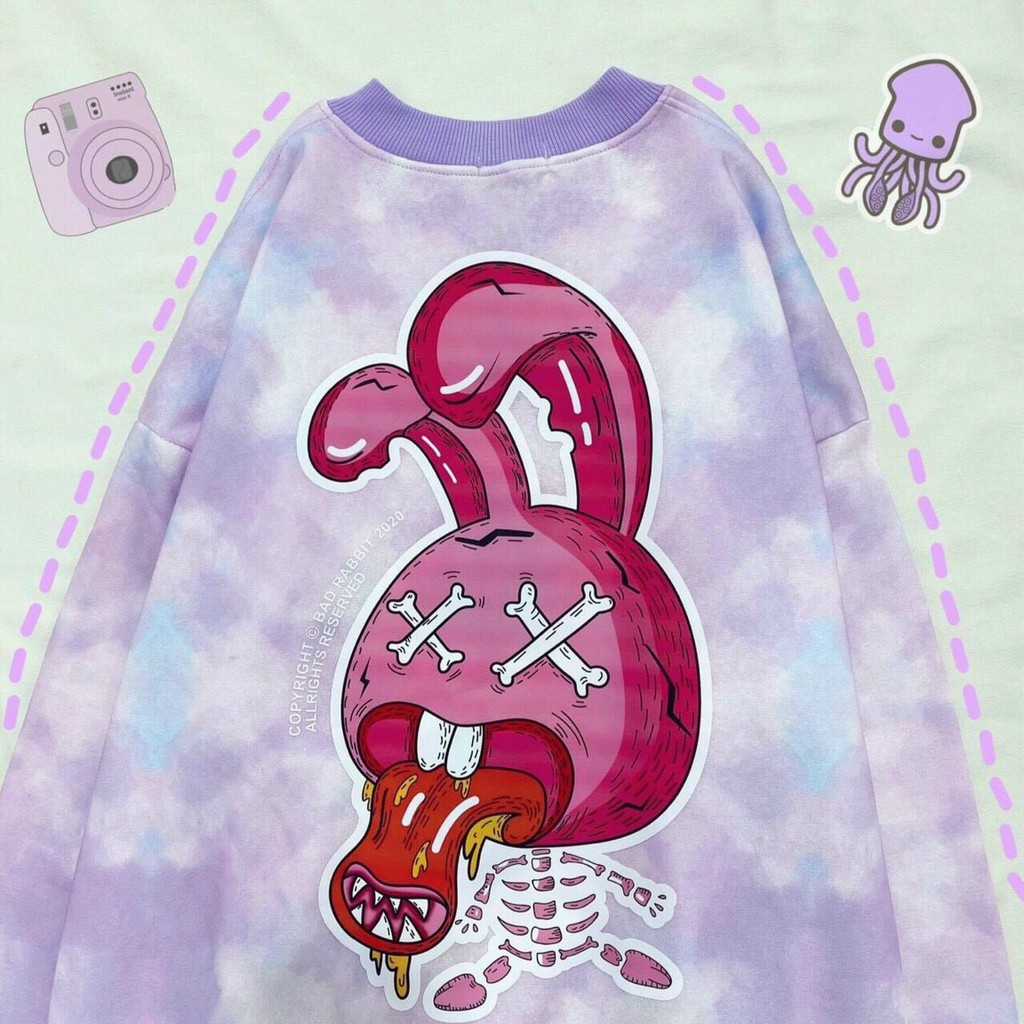 Áo khoác nỉ cardigan unisex form rộng loang Ngoài Hành Tinh nam nữ ulzzang Wind | BigBuy360 - bigbuy360.vn