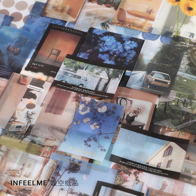 Sticker - Set 15 Hình Dán Nhiều Kích Cỡ Kèm 5 Bảng Sticker Chấm Trang Trí Bullet Jounals/ Góc Học Tập