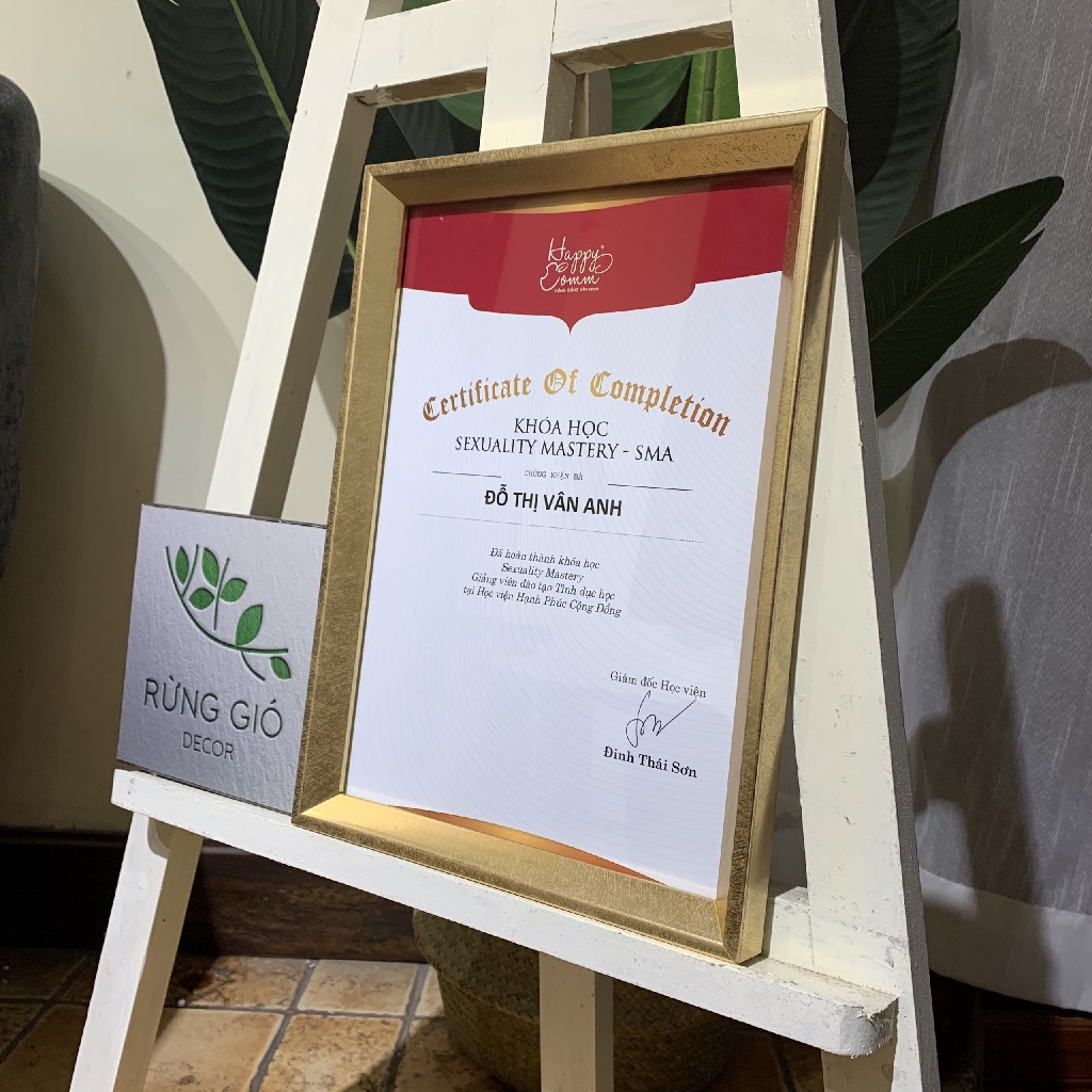 Khung bằng khen khung giấy khen vát viền mỏng cỡ A4 sang trọng | BigBuy360 - bigbuy360.vn