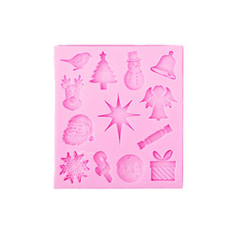 Khuôn Silicone Làm Bánh Thủ Công Hình WTTLE Phong Cách Giáng Sinh
