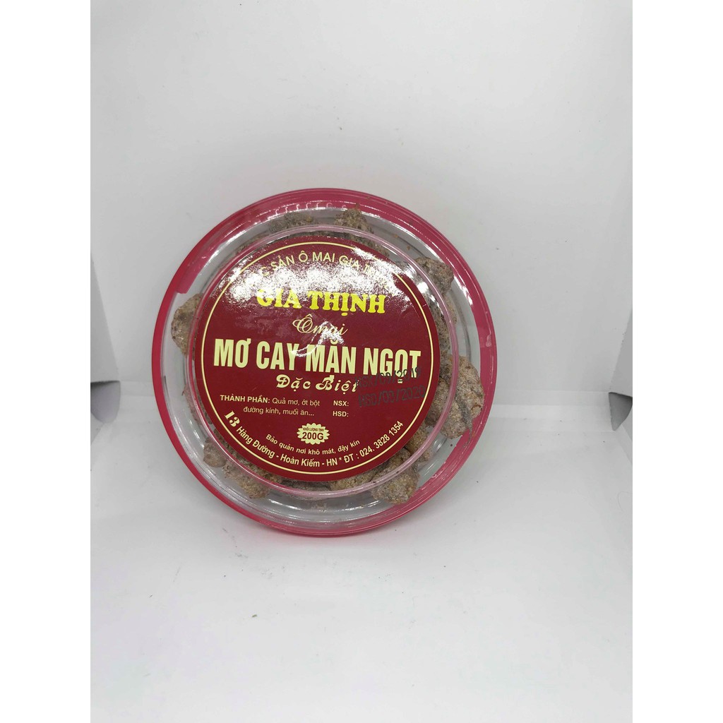 Ô mai mơ cay mặn ngọt (Xí muội cay) 500gr Gia Thịnh Hà Nội