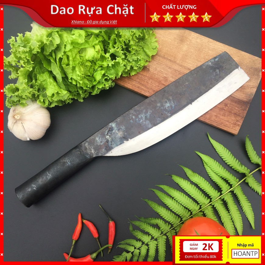 Dao rựa 1 cân 🧅 Dao làng nghề chuyên chặt xương heo, bò,.. + Làm bằng nhíp xe ô tô cực sắc và cứng