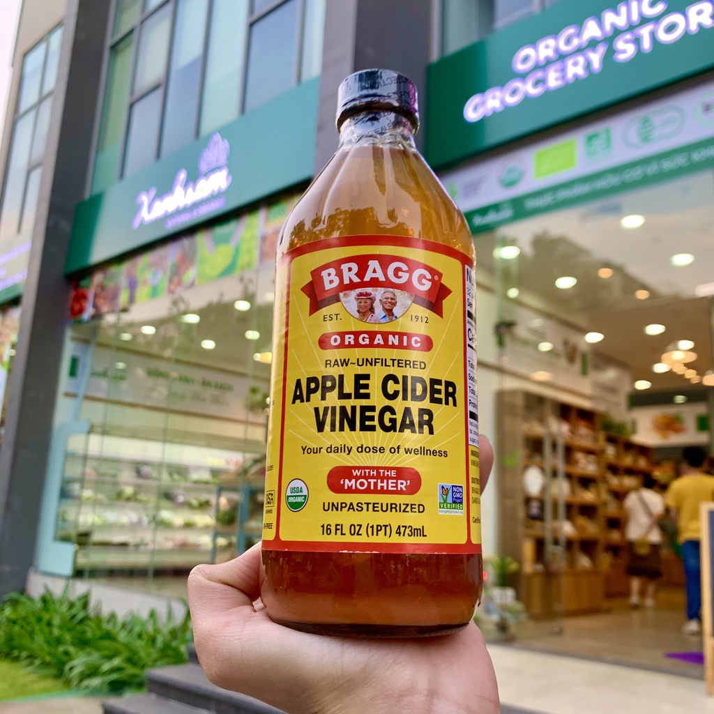 Giấm Táo Hữu Cơ Bragg hàng Mỹ  - XanhSam Organic