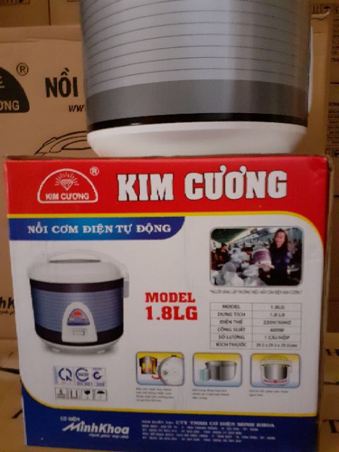 [Mã 44ELSALE2 giảm 7% đơn 300K] NỒI NỒI ĐIỆN KIM CƯƠNG 1L8