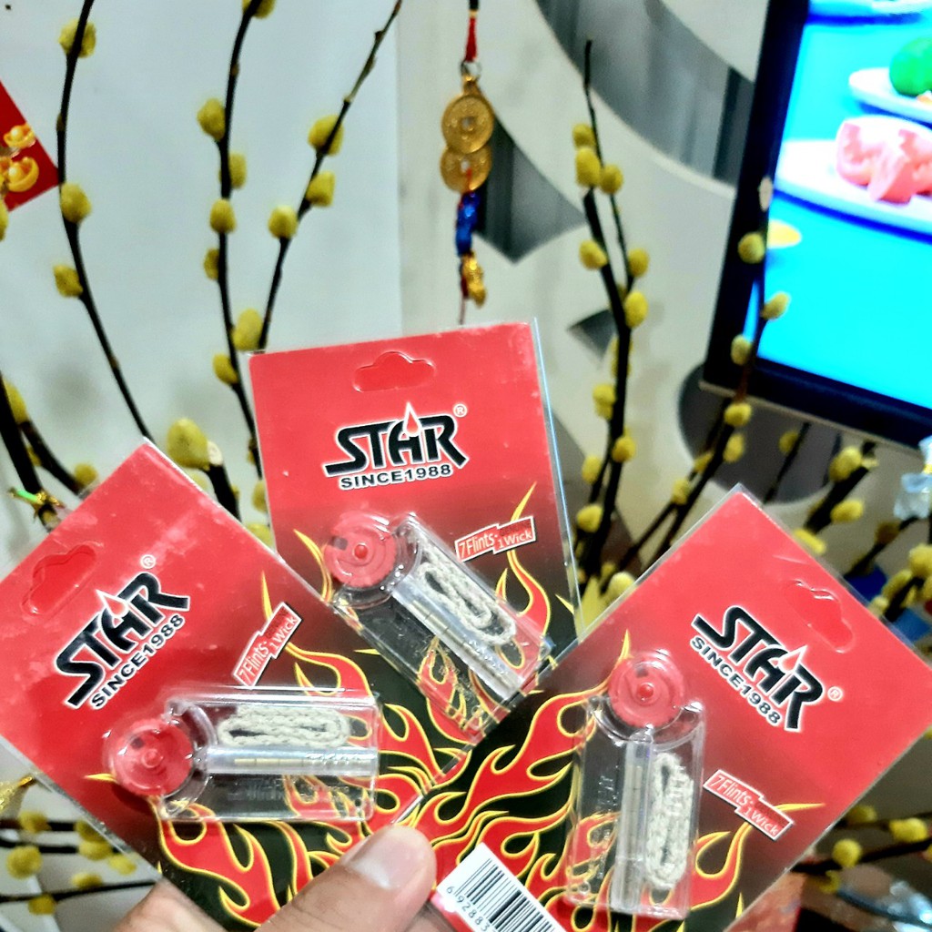 Combo phụ kiện Bấc đá chính hãng STAR cho anh chị đam mê Zippo