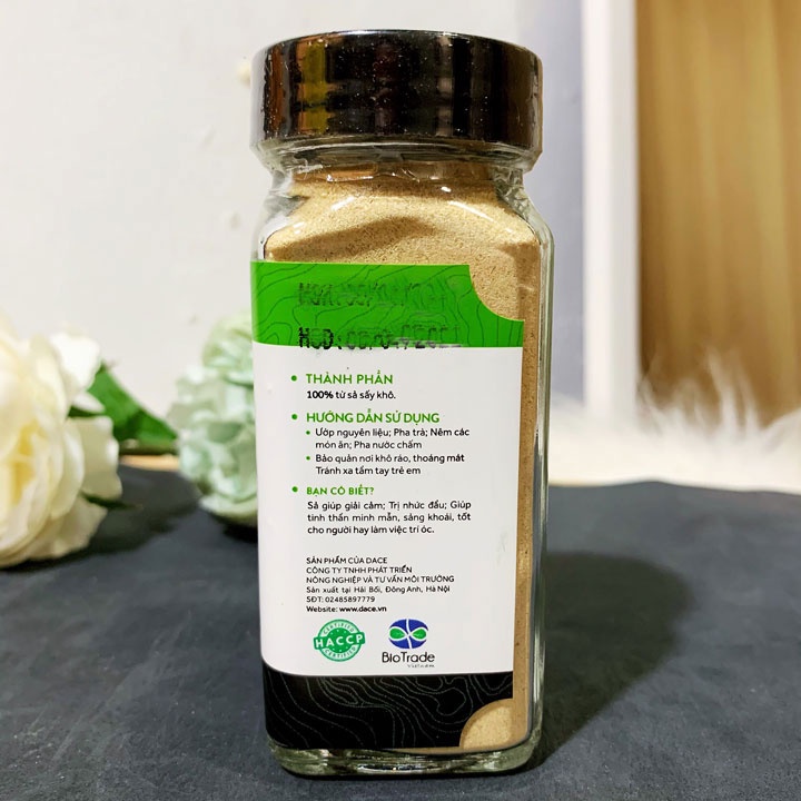 Bột sả hữu cơ Dace 40g
