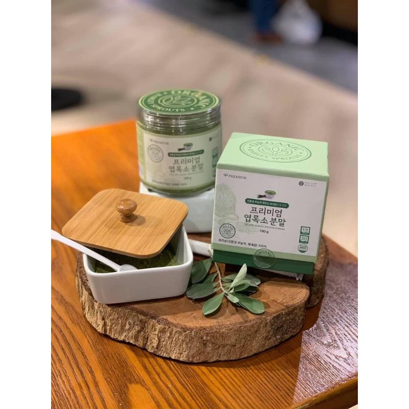 💥💧BỘT DIỆP LỤC HÀN QUỐC ORGANIC BARLEY SPROUTS POWDER 100gr [CHINH HANG]💥💧