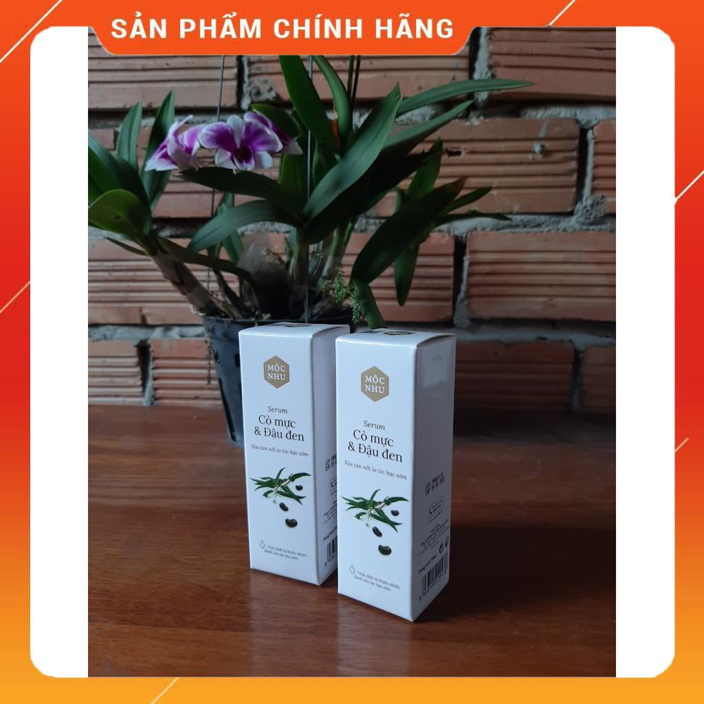 [CHÍNH HÃNG] Serum Cỏ Mực Đậu Đen ⚡️MUA KÈM DEAL SỐC⚡️ Mộc Nhu [Combo 2 Chai 30ml] Phủ Đen Tóc Từ Chân 30ml | BigBuy360 - bigbuy360.vn