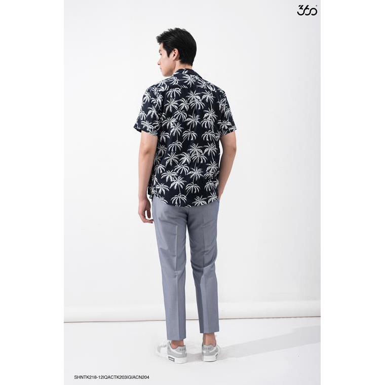 Áo sơ mi nam 360 BOUTIQUE ngắn tay họa tiết - SHNTK218-12 | BigBuy360 - bigbuy360.vn