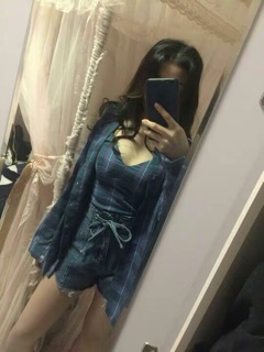 Set áo sơ mi và áo 2 dây